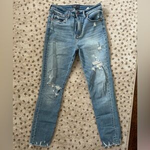 Abercrombie distressed jeans. Size 28